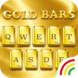 Gold Bars Keyboard Theme