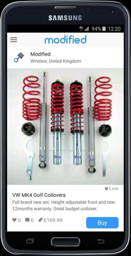 Modified - The car parts app स्क्रीनशॉट 2