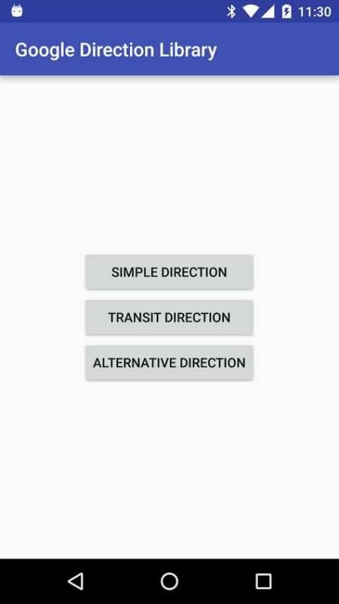 Demo App for Direction Library स्क्रीनशॉट 1