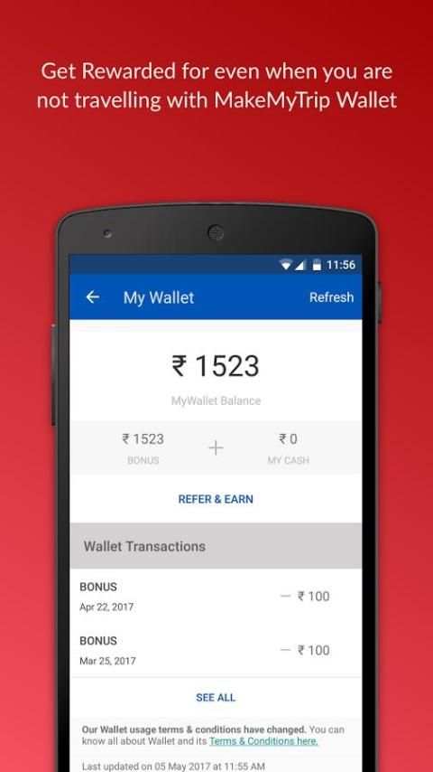 MakeMyTrip Lite - Flights and Hotels booking screenshot 1