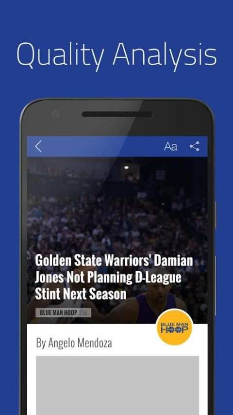 Blue Man Hoop: Warriors News screenshot 4