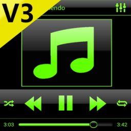 SKIN PLAYERPRO V4 GLASS GREEN иконка