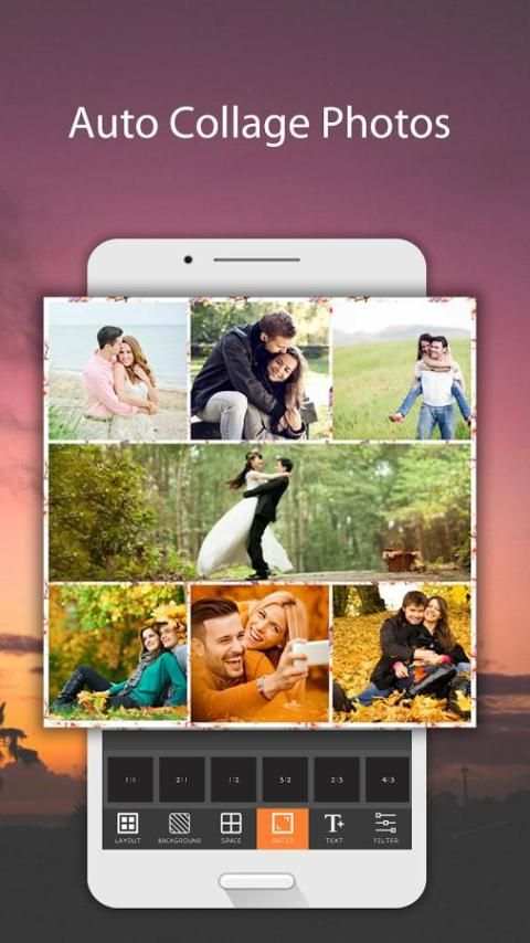 Auto Collage Photo & Grid Maker 5 تصوير الشاشة