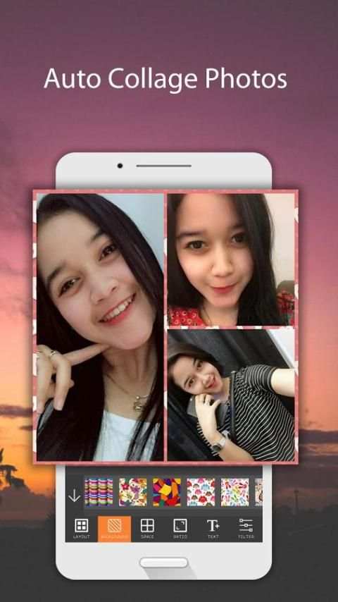 Auto Collage Photo & Grid Maker 6 تصوير الشاشة