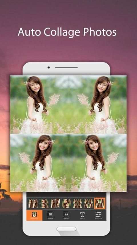 Auto Collage Photo & Grid Maker 2 تصوير الشاشة