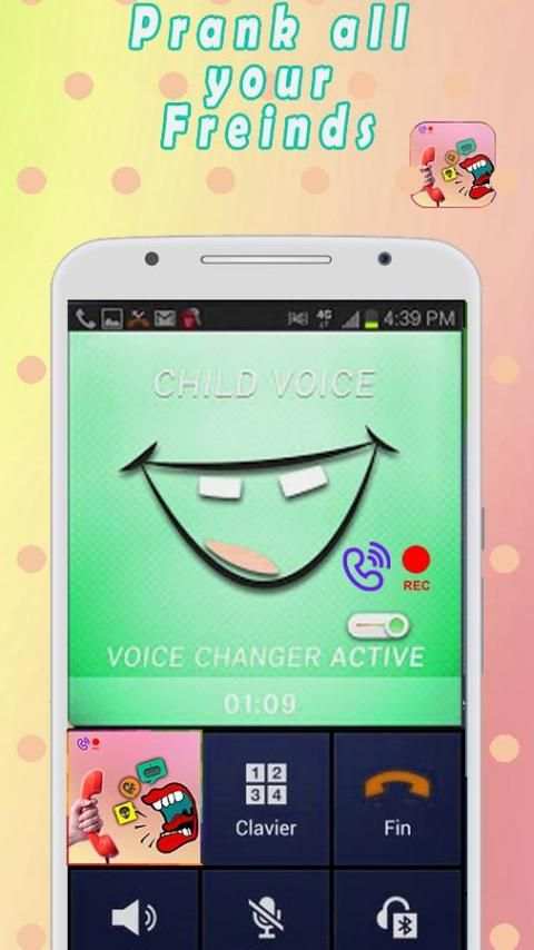 Voice Changer During Call 2 تصوير الشاشة