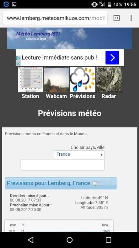 Météo Lemberg (57) screenshot 1