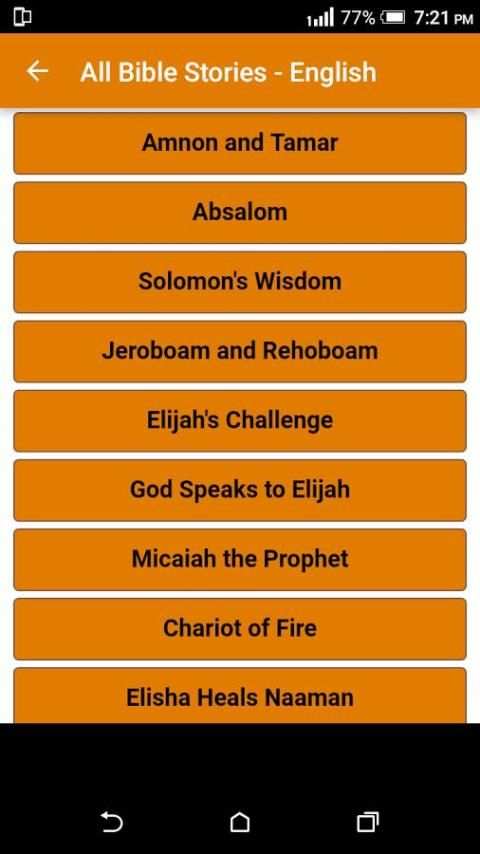 All Bible Stories in English - Full Version - Free screenshot 7