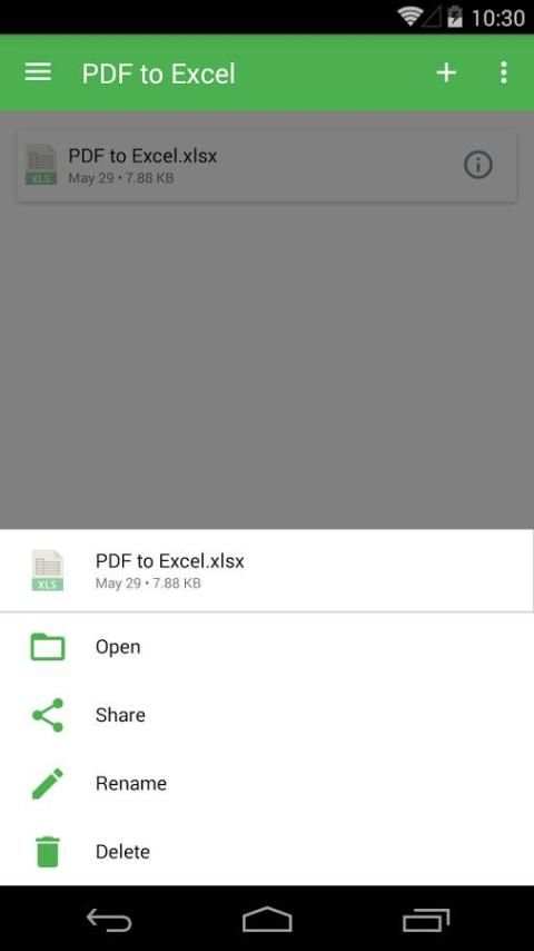 PDF to Excel скриншот 1