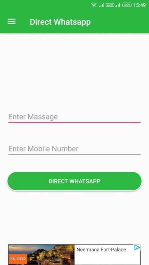Direct Whatsapp screenshot 2