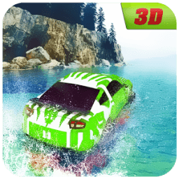 Water Surfer: Beach Racing Car Driver Simulator 3D أيقونة