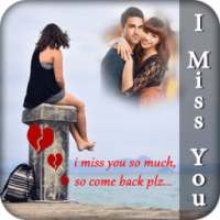 Miss You Photo Frame