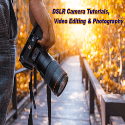 DSLR Camera Tutorials, Video Editing &amp; Photography أيقونة