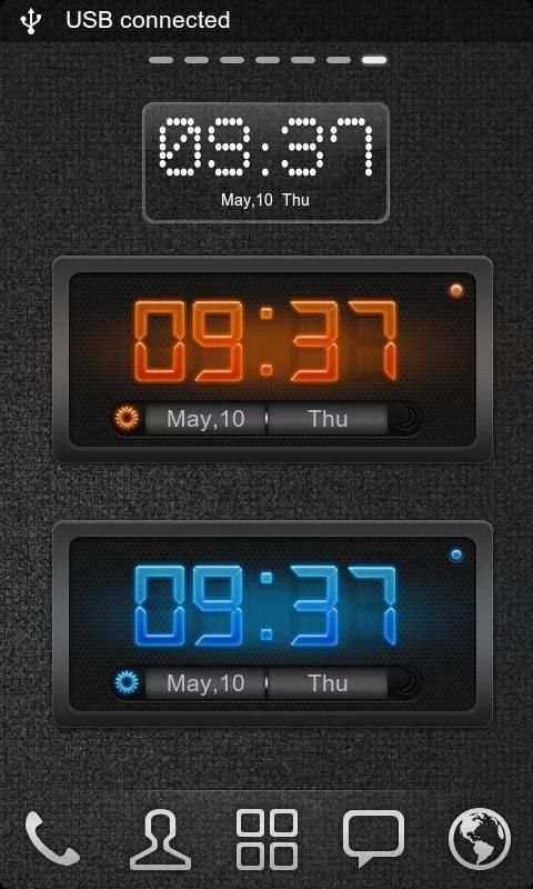 GO Clock Widget скриншот 3