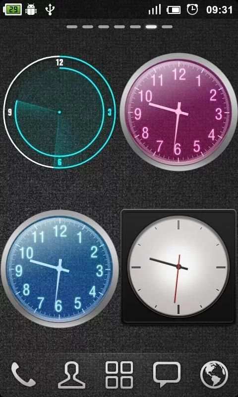 GO Clock Widget скриншот 1