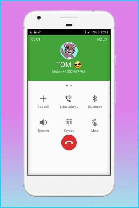 Fake Call From Talking Cat Tom screenshot 2