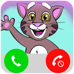 Fake Call From Talking Cat Tom أيقونة