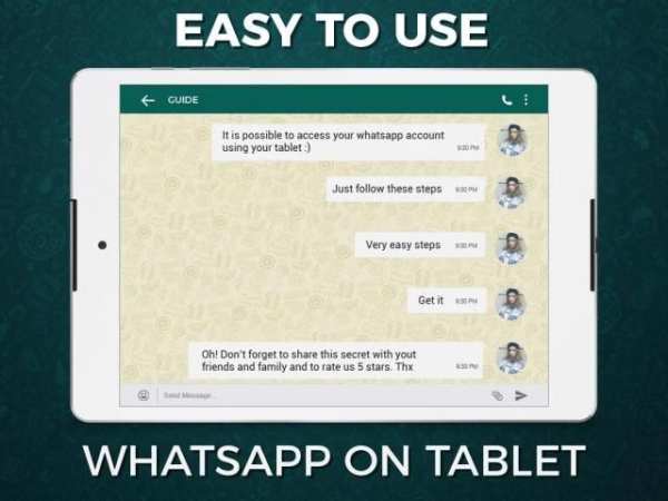 WhatsTab - Whatsapp to Tablet screenshot 2