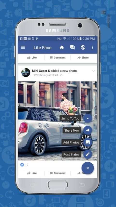 Lite Messenger for Facebook स्क्रीनशॉट 3