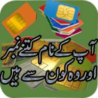 Pak SIM Verification Info