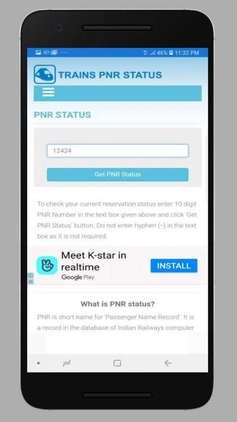 Indian Train Enquiry स्क्रीनशॉट 2