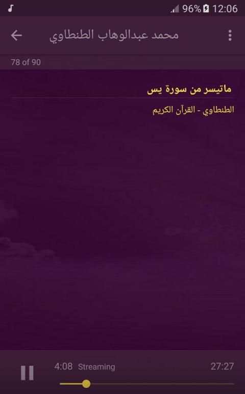 الشيخ محمد عبدالوهاب الطنطاوي - قران الكريم screenshot 3
