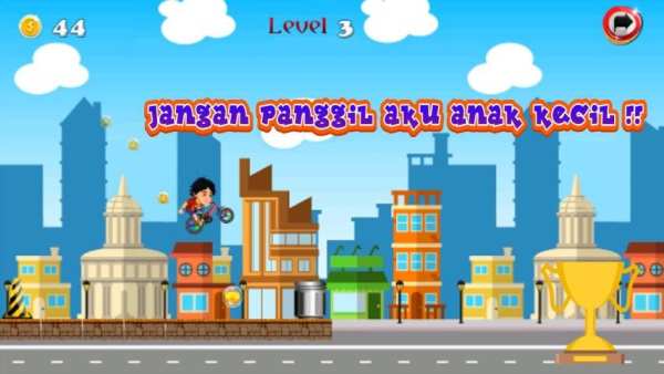 Shiva Sepeda Super 3D Jump screenshot 1