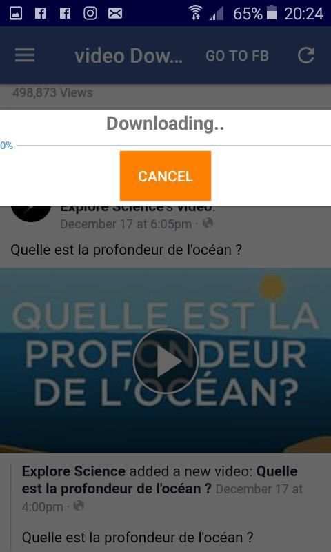 FB downloader screenshot 3