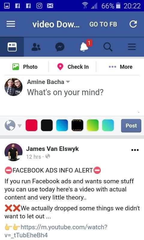 FB downloader screenshot 1