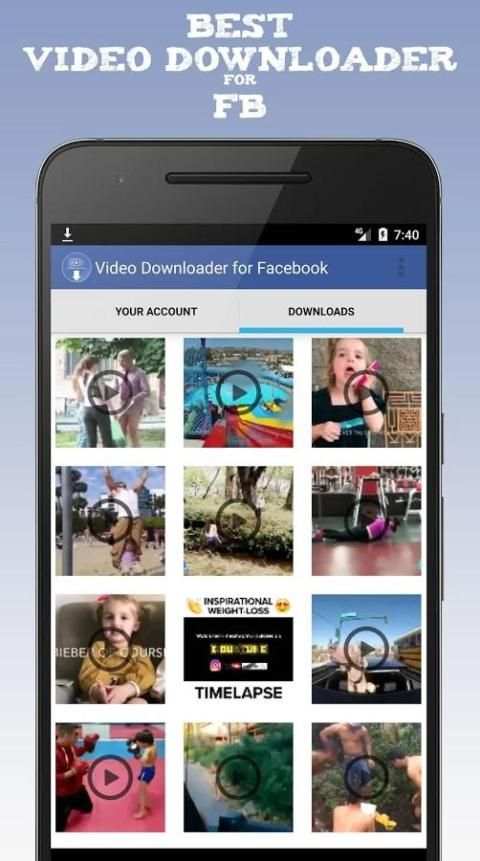 Video Downloader for Facebook स्क्रीनशॉट 4