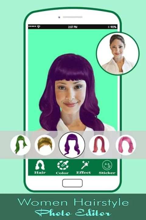 Woman Hair Styles Photo Editor : Women Hair Styles 4 تصوير الشاشة