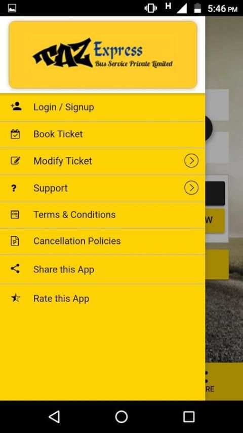 Taj Express Bus Service screenshot 5