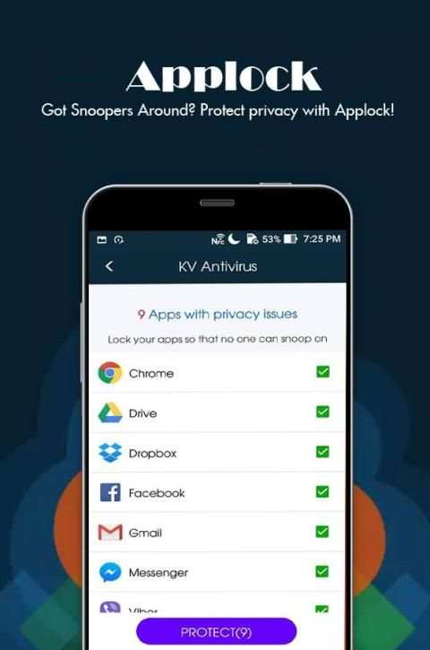 Antivirus - Virus Cleaner 2017 स्क्रीनशॉट 3