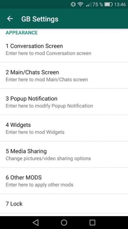 GBwhatsaap screenshot 2