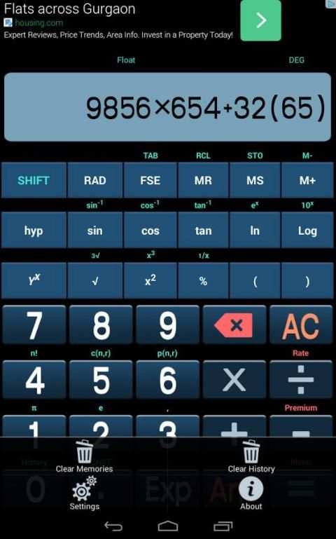 Scientific Calculator скриншот 1