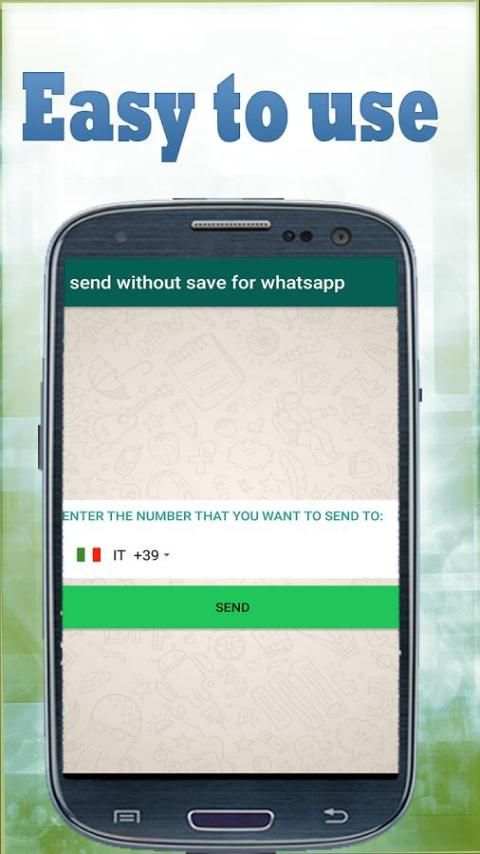 Send without save the number for Whatsapp screenshot 3