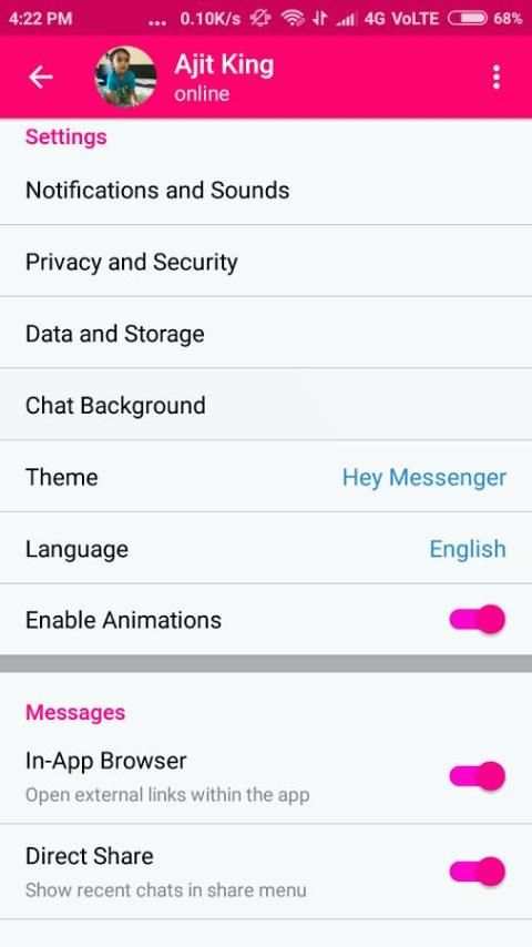 Hey Messenger_Chat,Date & Love 3 تصوير الشاشة