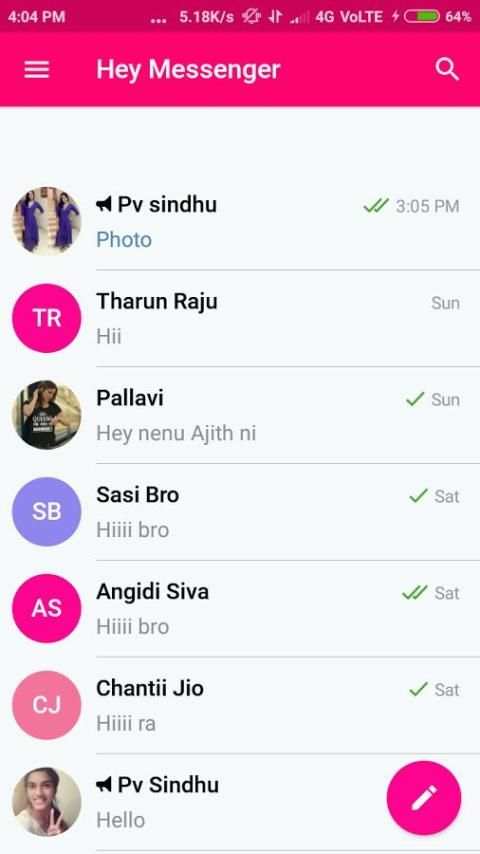 Hey Messenger_Chat,Date & Love скриншот 10