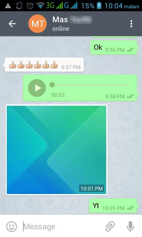 Android Messenger screenshot 1