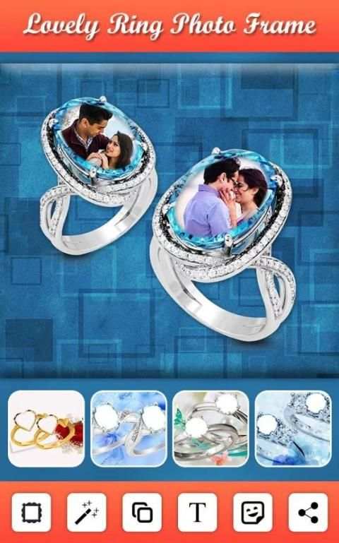 Lovely Ring Photo Frames स्क्रीनशॉट 3