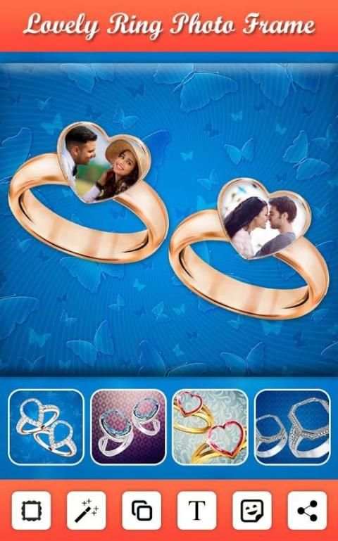Lovely Ring Photo Frames स्क्रीनशॉट 4