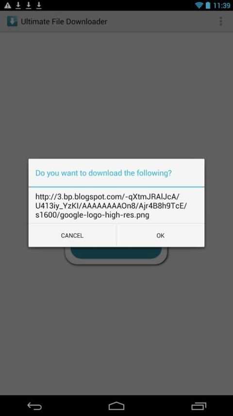 Ultimate File Downloader screenshot 1
