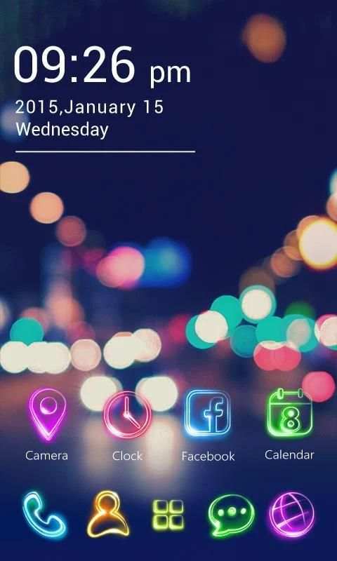 Tonight GO Launcher Theme screenshot 4