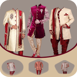 Sherwani Suit Photo Frames आइकन