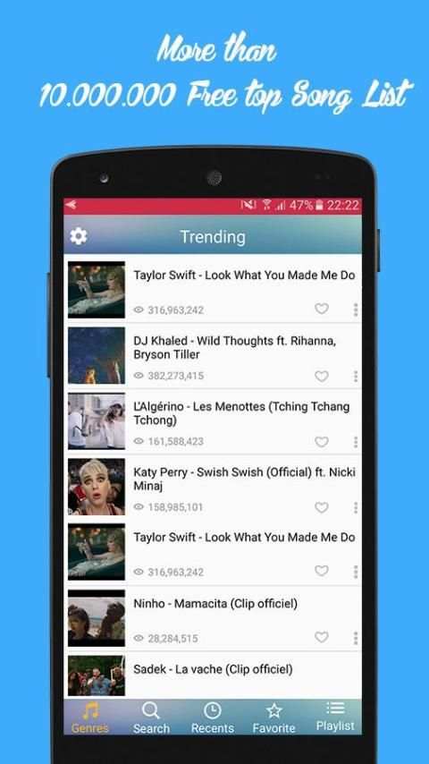 Free music 2017 Player 4 تصوير الشاشة