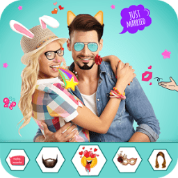 Stickers Photo Editor : Stickers &amp; Snap Photo Edit أيقونة