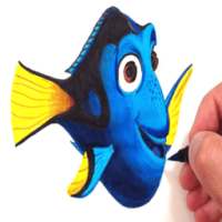 How To Draw Finding Dory