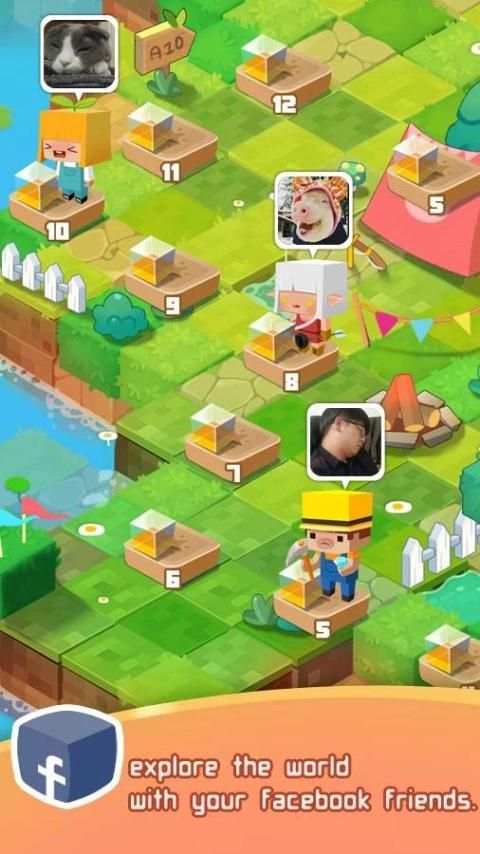 Mine Crush : MINE VILL Friends screenshot 1