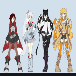 ikon How To Draw Anime Team RWBY