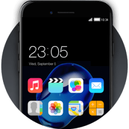 Stylish launcher theme for New iphone 7 icon